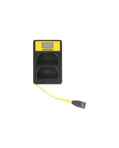 Patona Ladegerät Smart Dual LCD USB Canon LP-E6