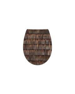 diaqua® Toilettensitz Laval Chalet Absenkautomatik, Holzoptik