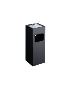 DURABLE Abfalleimer mit Ascher 17 l, Schwarz