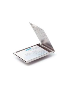 DURABLE Visitenkartenetui  Business Card Box Chrome