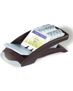 DURABLE Visitenkartenhalter Visifix Desk Vegas Schwarz