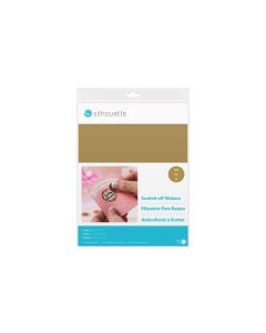 Silhouette Stickerpapier zum Aufkratzen gold