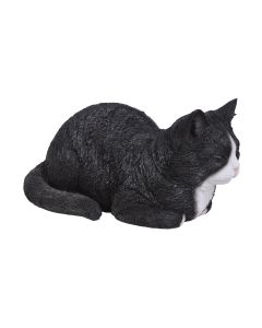 Vivid Arts Dekofigur Träumende Katze, Schwarz/Weiss