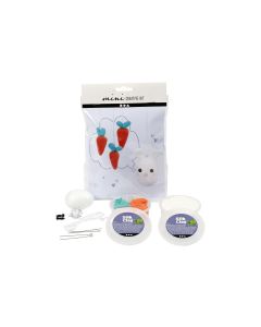 Creativ Company Bastelset Mini Hase 1 Stück, Mehrfarbig