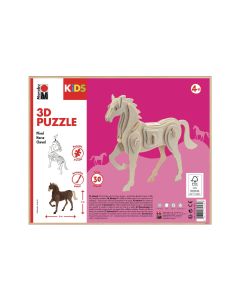 Marabu Holzartikel 3D Puzzle, Pferd