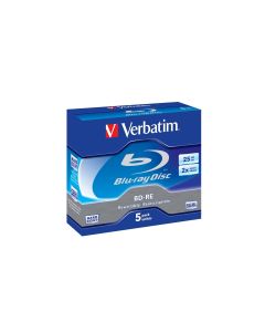 Verbatim BD-RE 25 GB, Jewelcase (5 Stück)