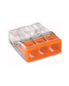 WAGO Steckklemme Contact COMPACT  3-fach, 100 Stück