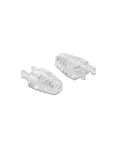 Delock Knickschutztülle RJ45 Transparent, 20 Stück