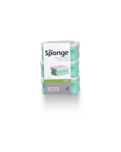 Elite Schwamm Soft 3 Stück, Blau/Weiss