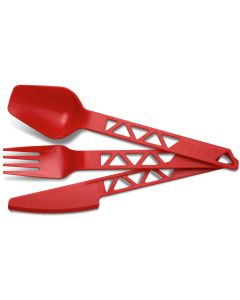 Primus Outdoor-Besteck-Set Lightweight TrailCutlery Rot