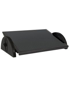 WEDO Fussstütze Relax Steel Black 5 Stufen, Schwarz