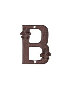 Esschert Design Hausnummer B aus Gusseisen
