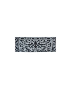 Esschert Design Teppich 70 x 200 cm schwarz/weiss