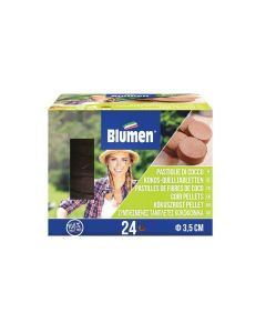 Blumen Quelltabletten Ø 35 mm ohne Netz, 24 Stück