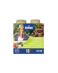 Blumen Aufzuchttöpfe Ø 8 cm, rund, 16 Stück
