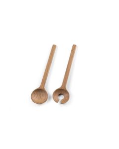 Bitz Salatbesteck 24 cm Eichenholz