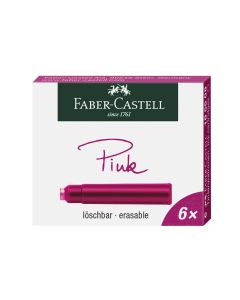 Faber-Castell Tintenpatrone Pink, 6 Stück