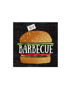 Braun + Company Papierservietten Big Barbecue 33 cm x 33 cm, 20 Stück