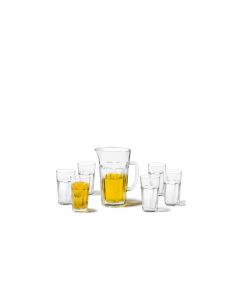 Leonardo Krug Rock 1 l 7-Teilig, Transparent