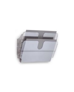 DURABLE Prospektständer Flexiplus 2 A4 quer, Transparent