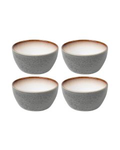 Bitz Snackschale 12 cm, 4 Stück, Grau/Crème