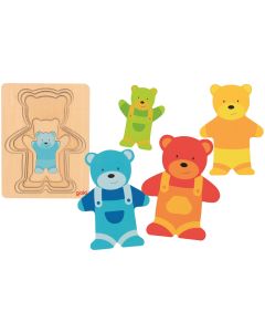 Goki Holzpuzzle Bär