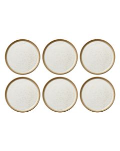 Bitz Frühstücks- & Dessertteller Ø 21 cm, 6 Stück, Beige/Crème