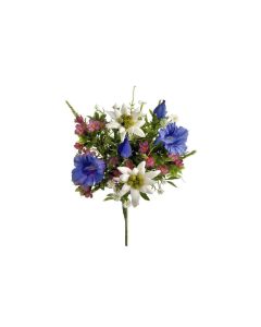 Botanic-Haus Kunstblume Alpenblütenstrauss, 22 cm