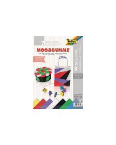 Folia Moosgummi-Set 7 Stück, Mehrfarbig