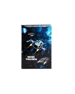 Goldbuch Freundebuch Raumschiff