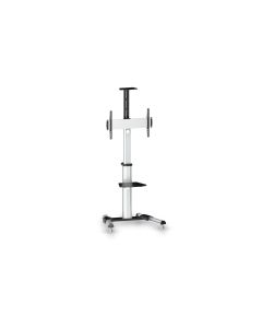 PureMounts TV-Trolley PMP PDS-0001C Schwarz/Silber
