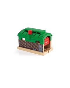 BRIO Eisenbahn Lokschuppen mit Rolltor