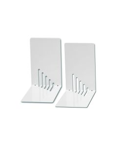 Maul Buchstützen-Set S Weiss, Metall
