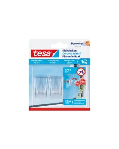 tesa Klebehaken 1 kg für transparente Flächen