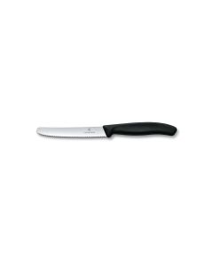 Victorinox Tafelmesser Swiss Classic 6 Stück, Schwarz