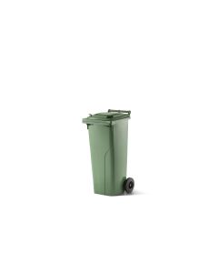 Verwo Kunststoffcontainer mit Deckel 140 l, Grün