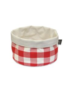 Heidi Cheese Line Fondue-Brottasche Rondo Vichy Ø 20cm Rot