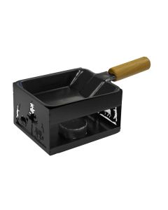 Heidi Cheese Line Teelicht-Raclette Uno Schwarz