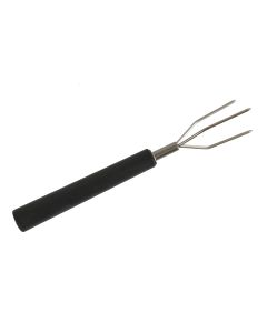 Heidi Cheese Line Kartoffelgabel Black Basic 6 Stück, Schwarz/Silber