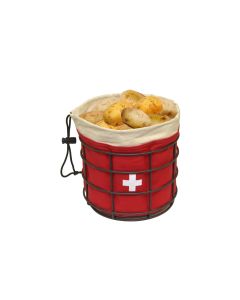 Heidi Cheese Line Kartoffelkorb Suisse mit Untergestell Rot