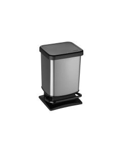 Rotho Treteimer Paso 20 l, Silber
