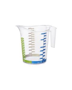 Rotho Messbecher Domino Dekor 20 dl, Transparent