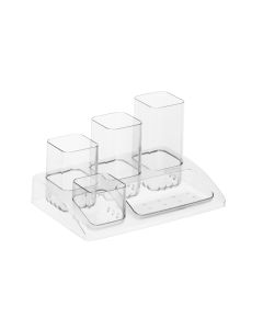 Rotho Stiftehalter Büroboy Soho Transparent