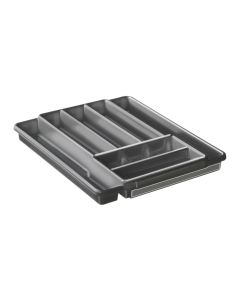 Rotho Besteckkasten Domino Anthrazit