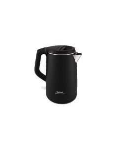 Tefal Wasserkocher Safe to touch 1.5 l, Schwarz/Silber