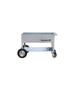 Herstera Hochbeet 120 x 60 x 84cm verzinkt, Wagen