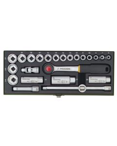 Proxxon Industrial Steckschlüssel-Set 3/8 24-teilig