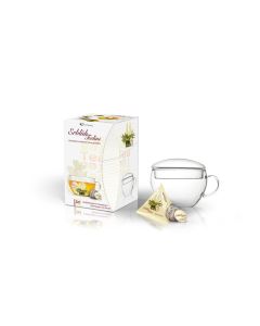 Creano Tee-Set Erblühteelini 200 ml, 1 Stück, Transparent