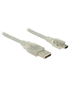 Delock USB 2.0-Kabel  USB A - Mini-USB B 0.5 m