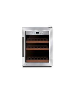 Caso Weinkühlschrank WineSafe 12 Edelstahl, Rechts